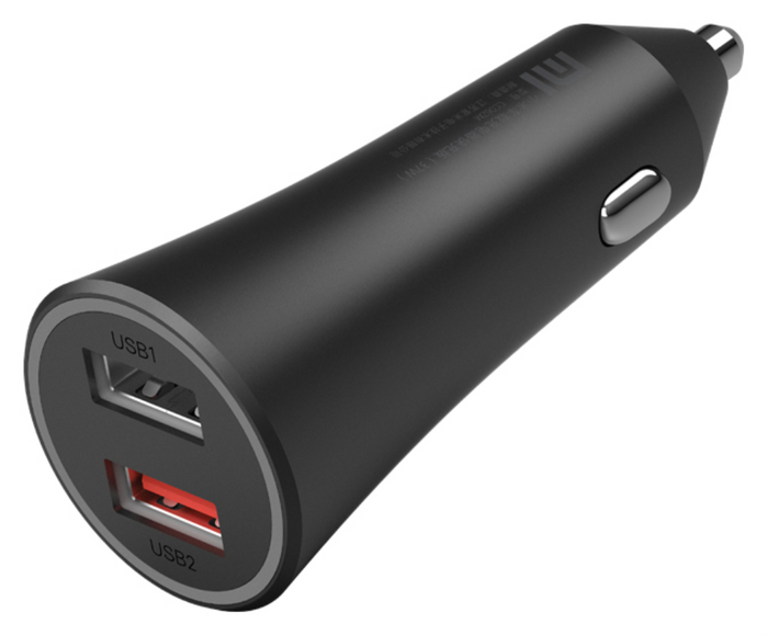 Xiaomi Mi 37W Dual-Port Car Charger cargador Negro