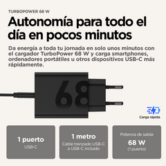 Cargador de pared Motorola turbopower 68w · PG38C06281 · vista 3