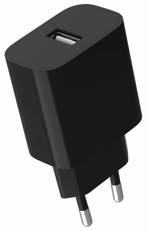 Cargador universal Gembird USB 2.1 a negro · vista 1