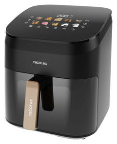 Cecotec Cecofry&Grill Smokin' 6500 Sencillo 6,5 L Independiente 2200 W Freidora de aire caliente Negro, Marrón — imagen 4