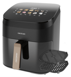Cecotec Cecofry&Grill Smokin' 6500 Sencillo 6,5 L Independiente 2200 W Freidora de aire caliente Negro, Marrón — imagen 3