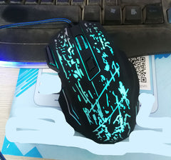 Ratón gaming USB de 7 botones con luces