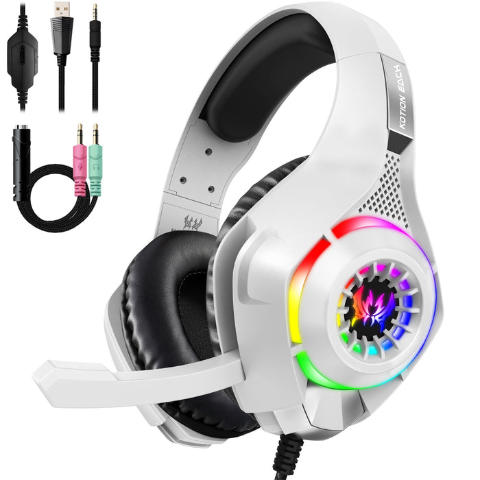 Auriculares gaming de diadema