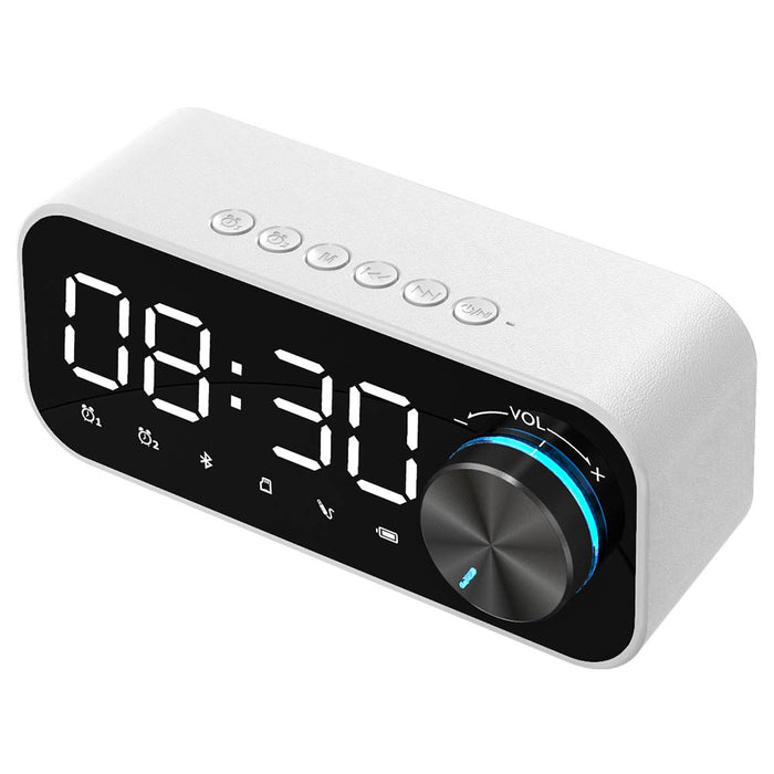 Altavoz Bluetooth con reloj LED