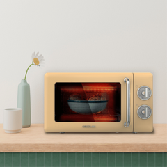 Cecotec 01708 microondas Beige, Acero inoxidable Microondas con grill Encimera 20 L 700 W — imagen adicional 4