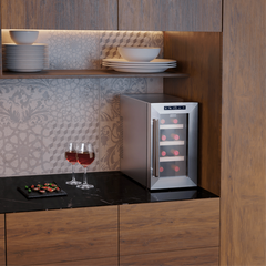 Cecotec 02708 enfriador de vino Nevera de vino termoeléctrico Independiente Acero inoxidable 8 botella(s) — imagen adicional 3