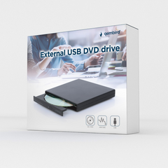 Dvdrw ext Gembird negro · vista 3