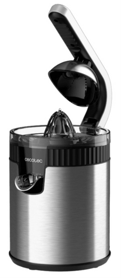 Cecotec Xqueeze RetroJuice 600 Steel Licuadora centrífuga 600 W Negro, Metálico — imagen 3
