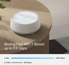 TP-Link DECO BE25(2-PACK) sistema Wi-Fi Mesh (Wi-Fi en malla) Doble banda (2,4 GHz / 5 GHz) Wi-Fi 7 (802.11be) Blanco Interno — imagen 4
