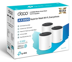 TP-Link DECO X55 (3-Pack) Doble banda (2,4 GHz / 5 GHz) Wi-Fi 6 (802.11ax) Blanco Interno — imagen 3