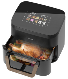 Cecotec Cecofry&Grill Smokin' 11000 Plus Sencillo 11 L Independiente 2900 W Freidora de aire caliente Negro — imagen 2