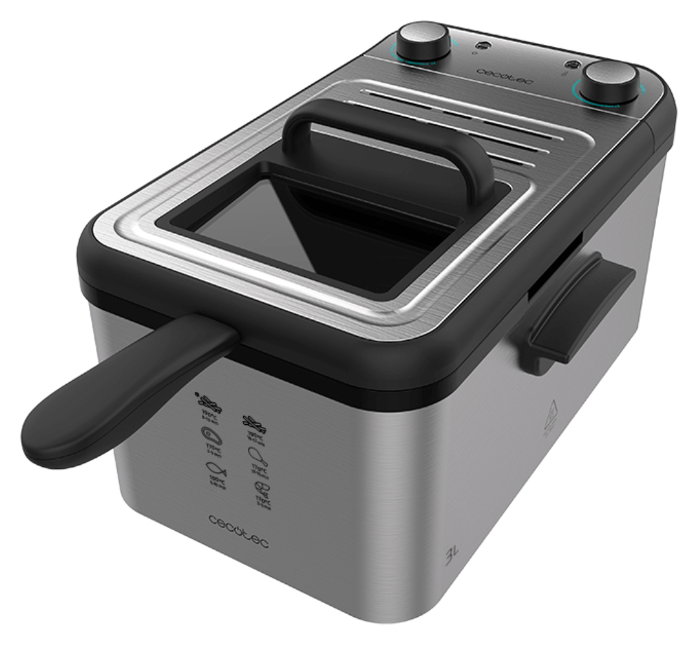 Cecotec CleanFry Infinity 3000 freidoras 3 L 2400 W