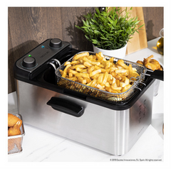 Cecotec CleanFry Infinity 3000 Sencillo 3 L Independiente 2400 W Freidora Acero inoxidable — imagen 3