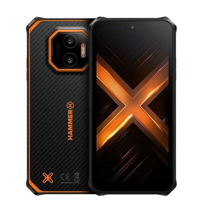 HAMMER Energy X2 5G 8 GB / 256 GB Negro y Naranja