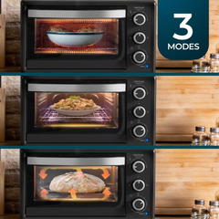 Cecotec 03817 horno tostador 23 L 1500 W Negro Parrilla — imagen adicional 3