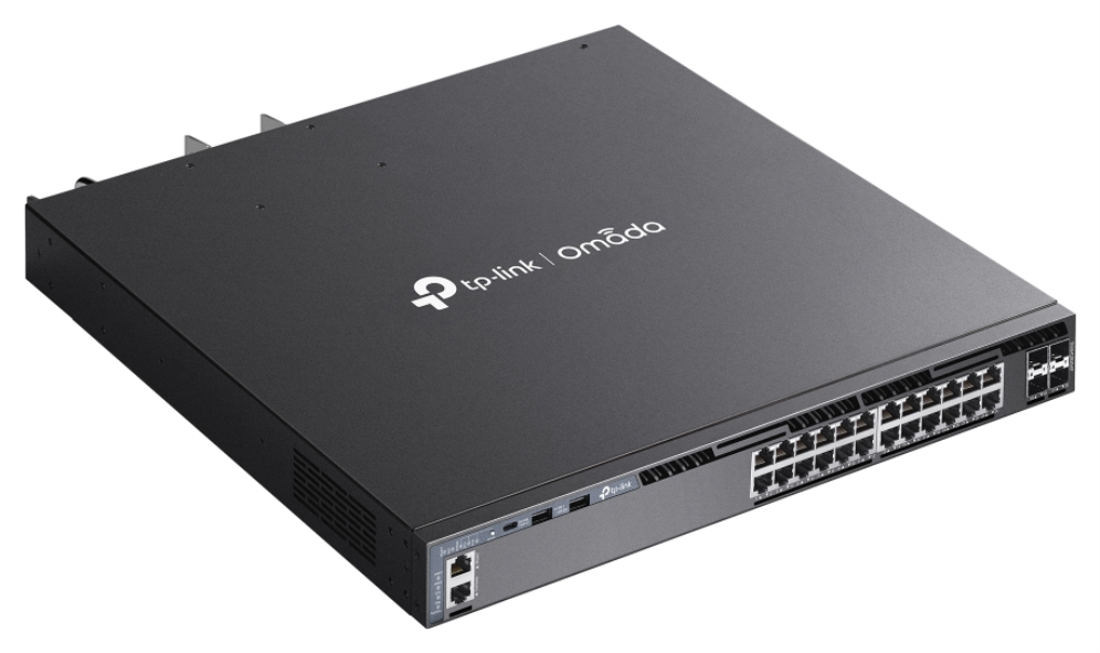 TP-Link Omada SG6428XHP switch Gestionado L3 Gigabit Ethernet (10/100/1000) Energía sobre Ethernet (PoE) 1U Negro — imagen 4