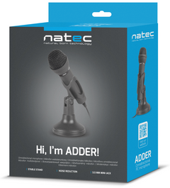 Microfono Natec adder omnidireccional negro · NMI-0776 · vista 9