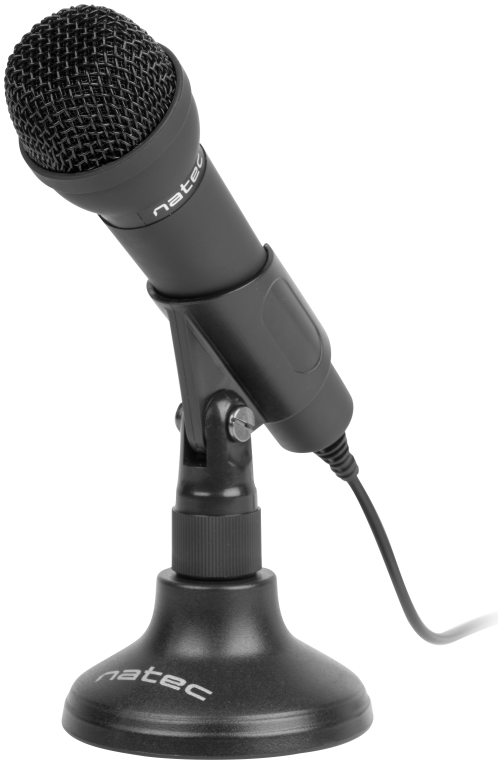 Microfono Natec adder omnidireccional negro · NMI-0776 · vista 1