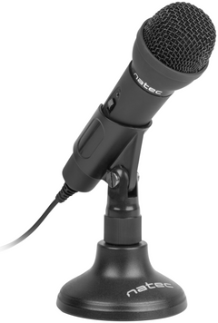 Microfono Natec adder omnidireccional negro · NMI-0776 · vista 2
