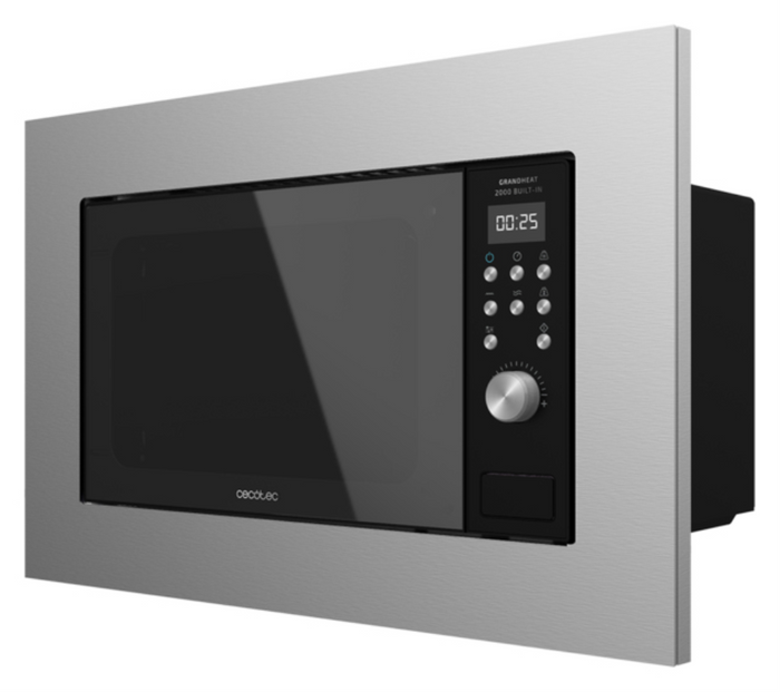 Cecotec 01380 microondas Negro, Acero