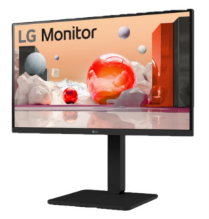 Monitor LG 24BA560-T 24" FHD 100hz ips altavoces hub USB ajustable en altura · vista 1