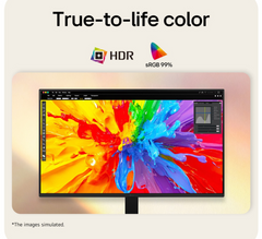 Monitor LG 27U411B-B 27" FHD 144hz ips hdr10 freesync sin marcos · vista 5