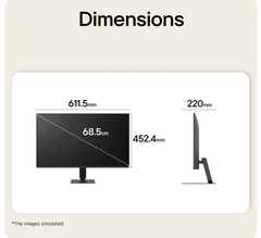 Monitor LG 27U411B-B 27" FHD 144hz ips hdr10 freesync sin marcos · vista 9