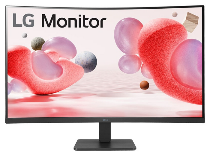 Monitor LG 32MR50C-B 32" FHD 5ms curvo negro HDMI x2 vga regulable · vista 1