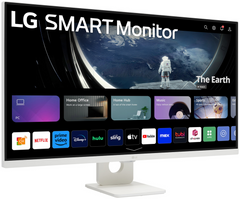Monitor LG 32U721SA-W 32" UHD 4k smart webos24 USB-c 65w · vista 4