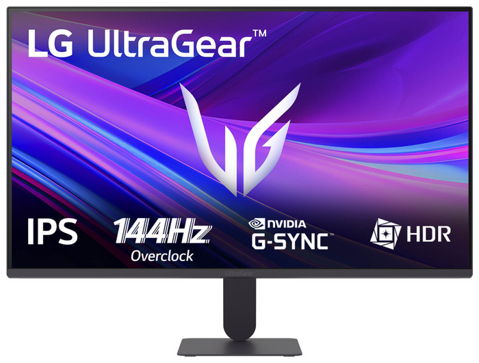 Monitor LG ultragear g4 27G411A-B 27" FHD 1ms 144hz ips negro · vista 1
