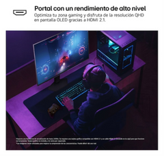Monitor LG ultragear OLED 27GX704A-B 27" gaming qhd 240hz freesync · vista 9