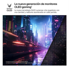Monitor LG ultragear OLED 27GX704A-B 27" gaming qhd 240hz freesync · vista 3
