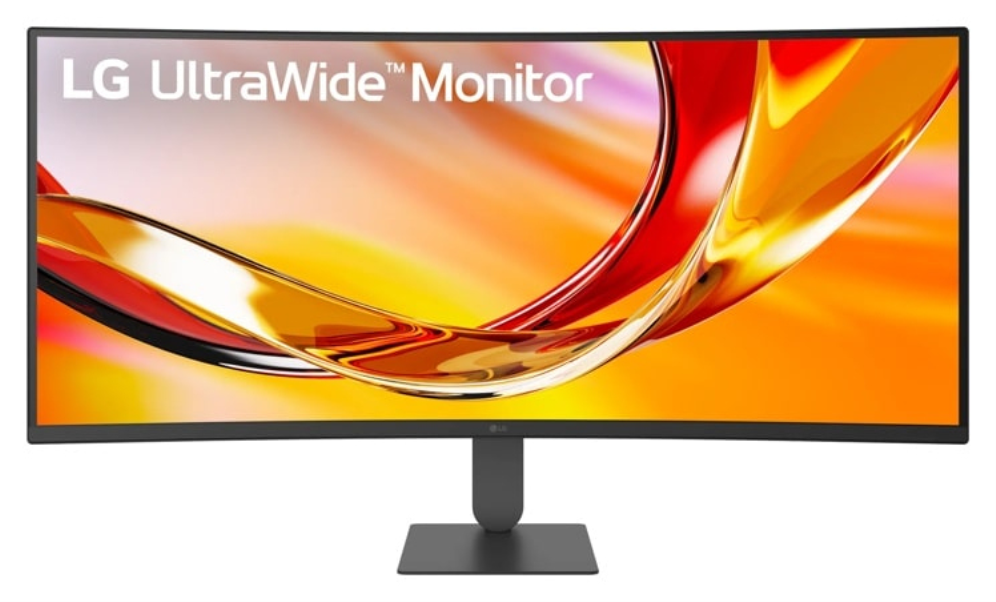 Monitor LG ultrawid 34U640B-B 34" ultrawide qhd 144hz va curvo hdr10 USB-c ajustable en altura · vista 1