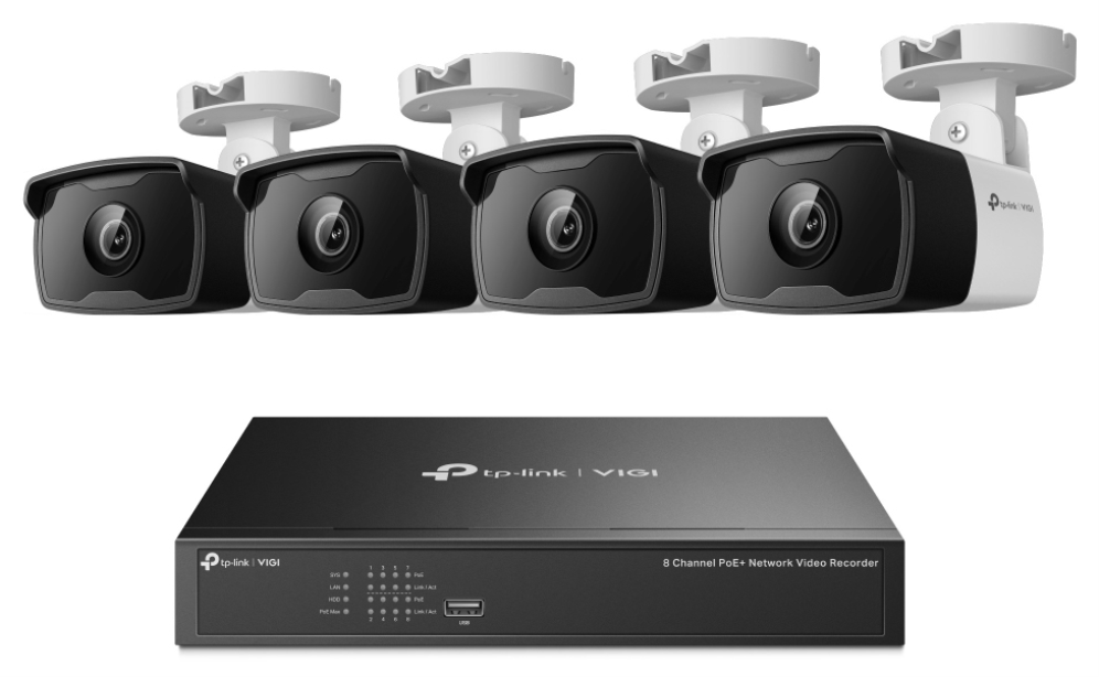 TP-Link VIGI NK8P-B434I kits de videovigilancia