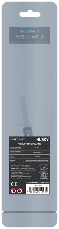 Pasta termica Natec husky 4 gr · NPT-1324 · vista 1