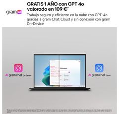 Portatil LG gram u5 16gb 512gb 14" wuxga freedos noac · 14ZB90S-G.AX55BN · vista 7