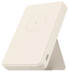 Xiaomi Magnetic Power Bank 6000mAh Ión de litio Cargador inalámbrico Bronceado — imagen 4