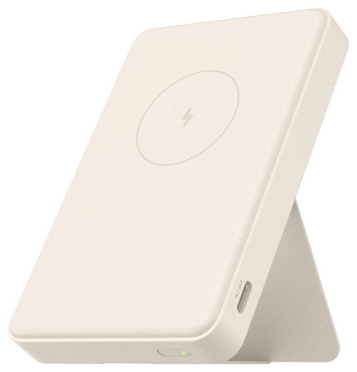 Xiaomi Magnetic Power Bank 6000mAh Ión de litio Cargador inalámbrico Bronceado — imagen 4