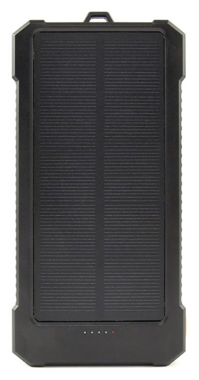 Powerbank solar Gembird 10000 mah negro · vista 1