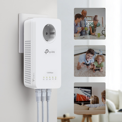 TP-Link TL-WPA8631P KIT adaptador de red PowerLine 300 Mbit/s Ethernet Wifi Blanco 2 pieza(s) — imagen 3