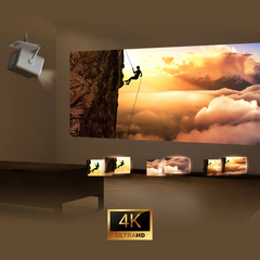 Proyector Hisense m2pro tricolor 1300 lumenes 4k smart tv · vista 4