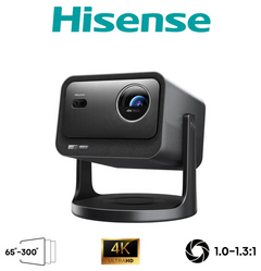 Proyector trichroma Hisense c3 4k UHD 300" 2500 lumenes dolby vision imax · vista 16