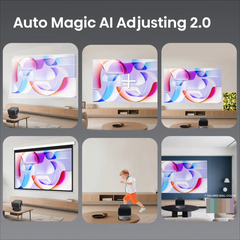 Proyector trichroma Hisense c3 4k UHD 300" 2500 lumenes dolby vision imax · vista 9