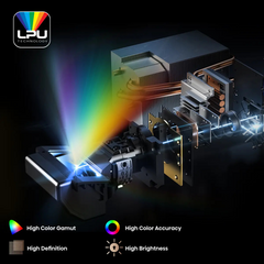 Proyector trilaser Hisense PX3-PRO 4k UHD 3000 lumenes dolby vision atmos · vista 12