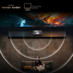 Proyector trilaser Hisense PX3-PRO 4k UHD 3000 lumenes dolby vision atmos · vista 14