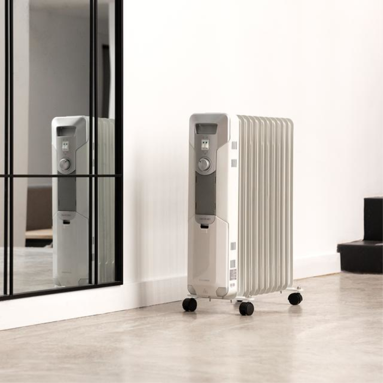 Cecotec 05884 calefactor eléctrico Interior Blanco 2500 W Radiador de aceite eléctrico — imagen 2