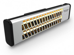 Cecotec 05323 calefactor eléctrico Interior Negro, Acero inoxidable 1200 W Calefactor eléctrico de cuarzo — imagen 3