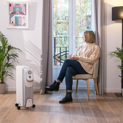Cecotec 05888 calefactor eléctrico Interior Blanco 2000 W Radiador de aceite eléctrico — imagen 2