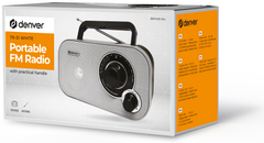 Radio Denver fm con sintonizacion analogica blanca · vista 7
