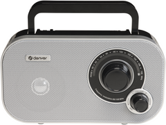 Radio Denver fm con sintonizacion analogica blanca · vista 2